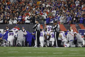 Damar Hamlin taken to UC Medical Center, Bengals-Bills suspended