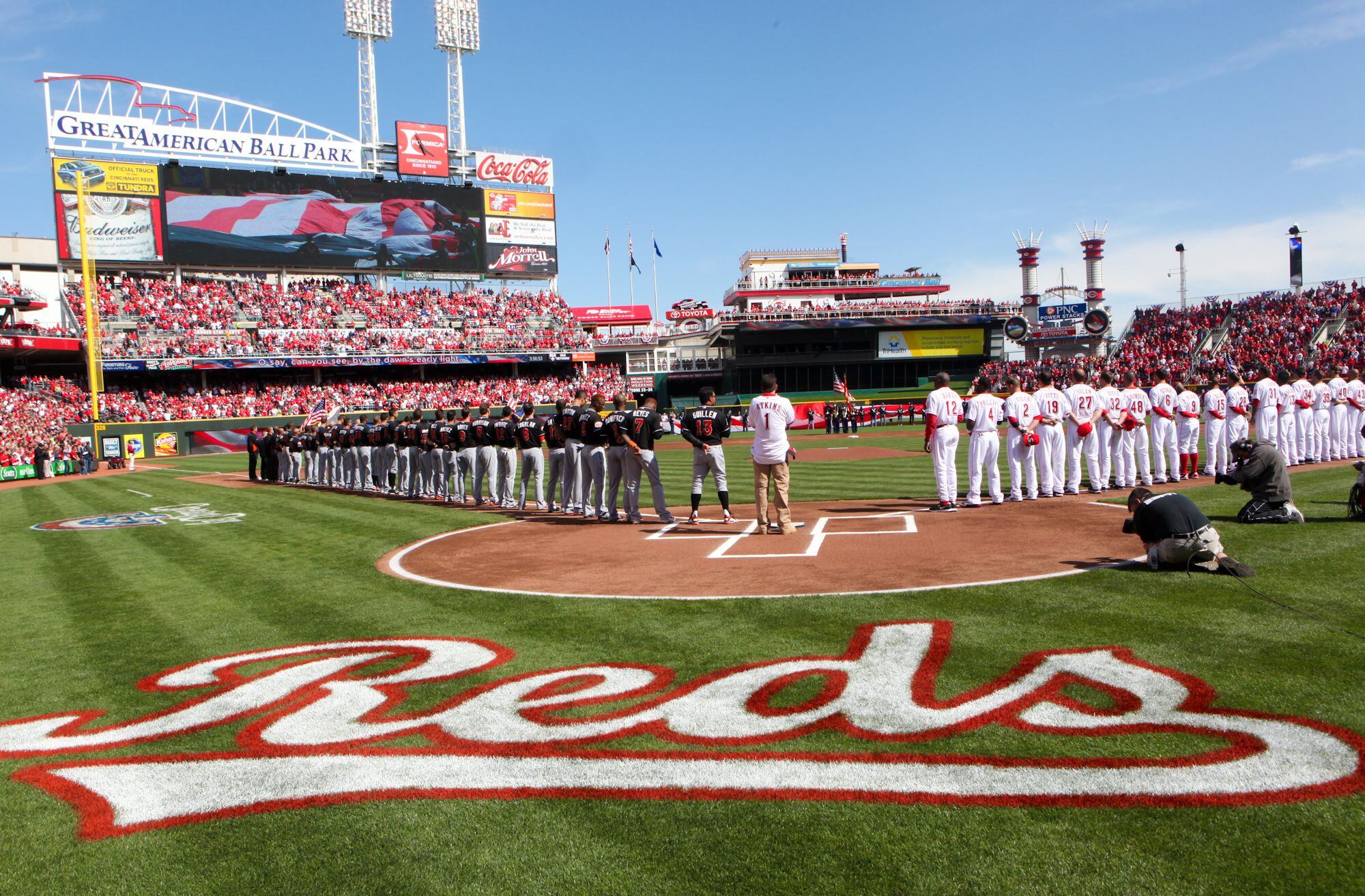 It was a great day at Great American Ballpark!