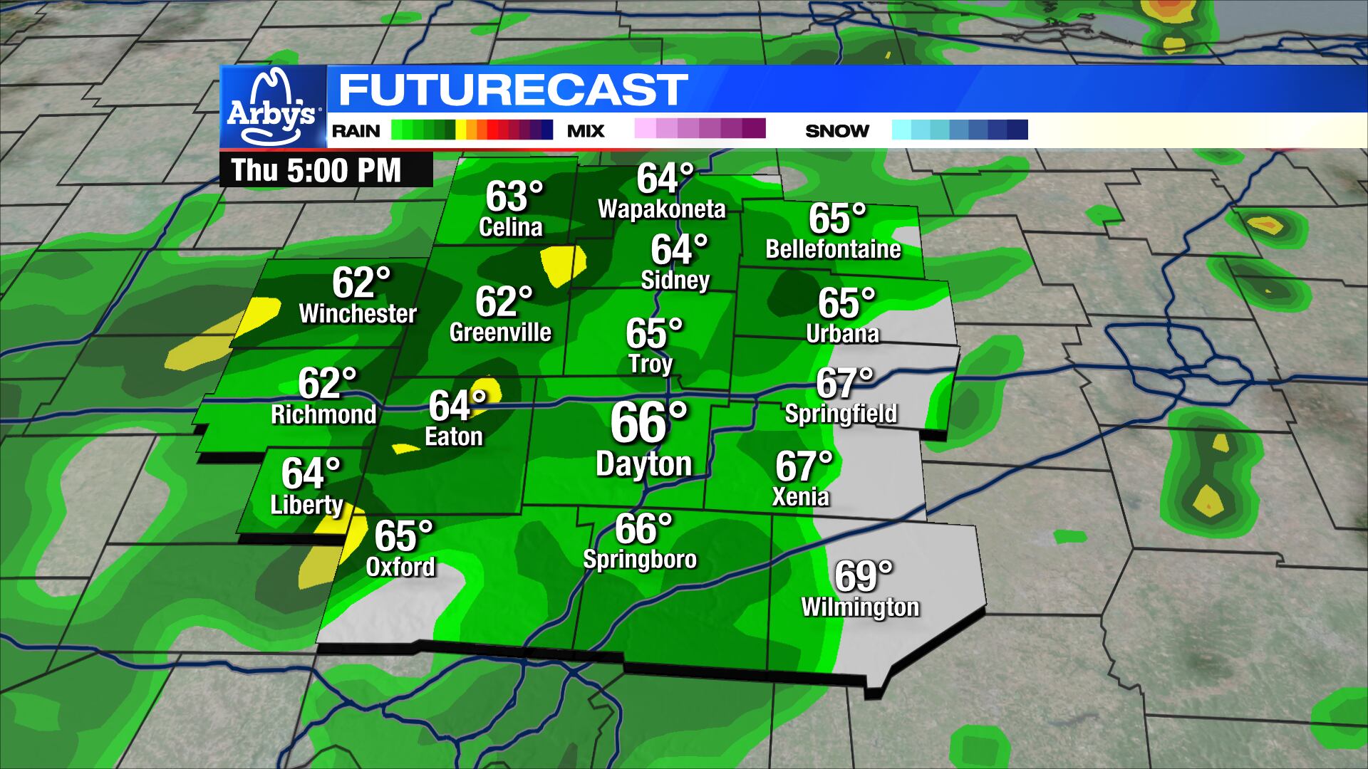 Clear skies, pleasant temperatures tonight; Rain chances increase Thursday,  cooler this weekend – WHIO TV 7 and WHIO Radio