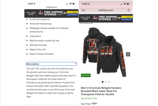 Catch This Cincinnati Bengals Merch Before the Big Game – SheKnows