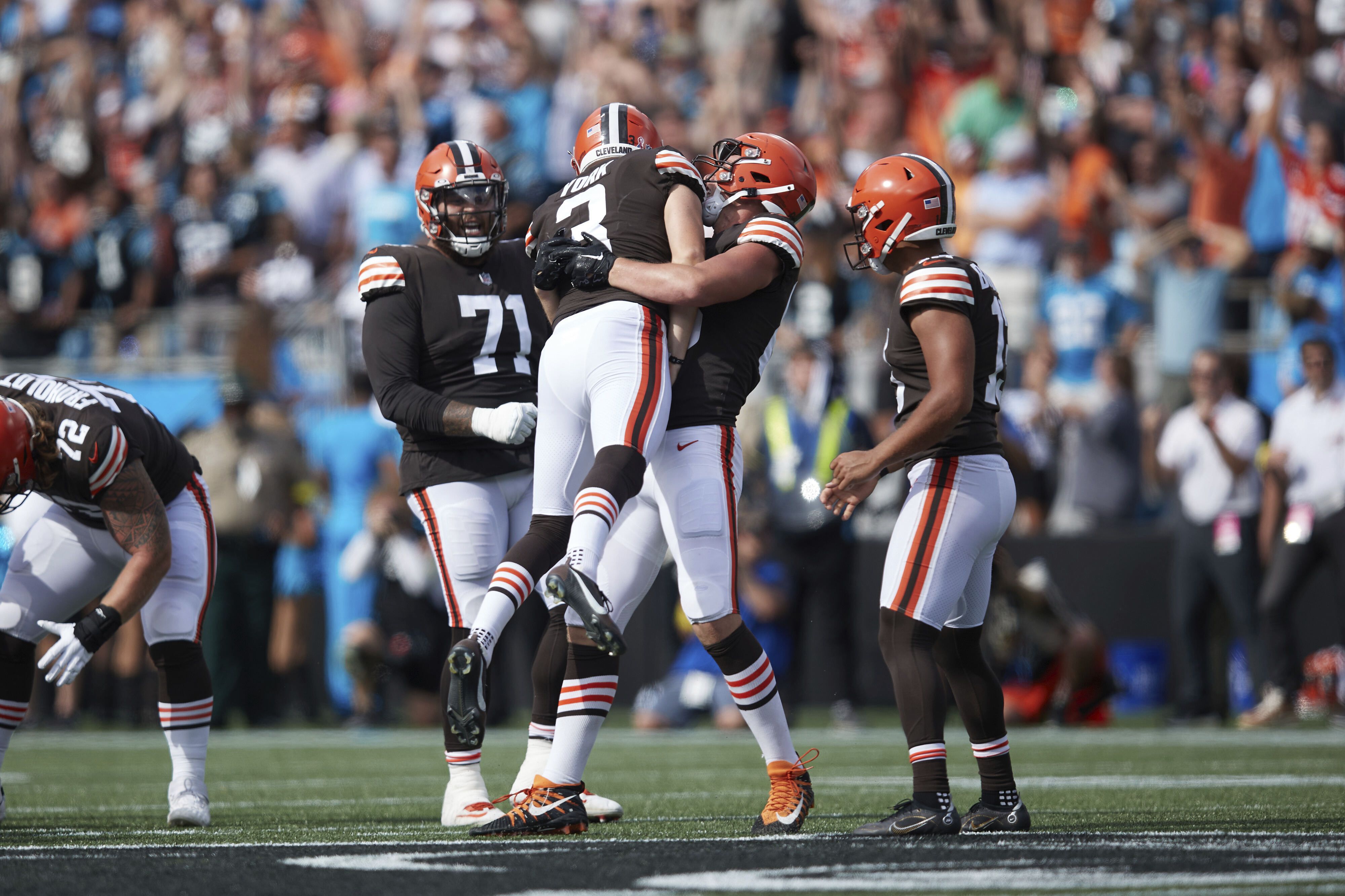 Cleveland Browns quarterback Jacoby Brissett vs. Carolina Panthers,  September 11, 2022 