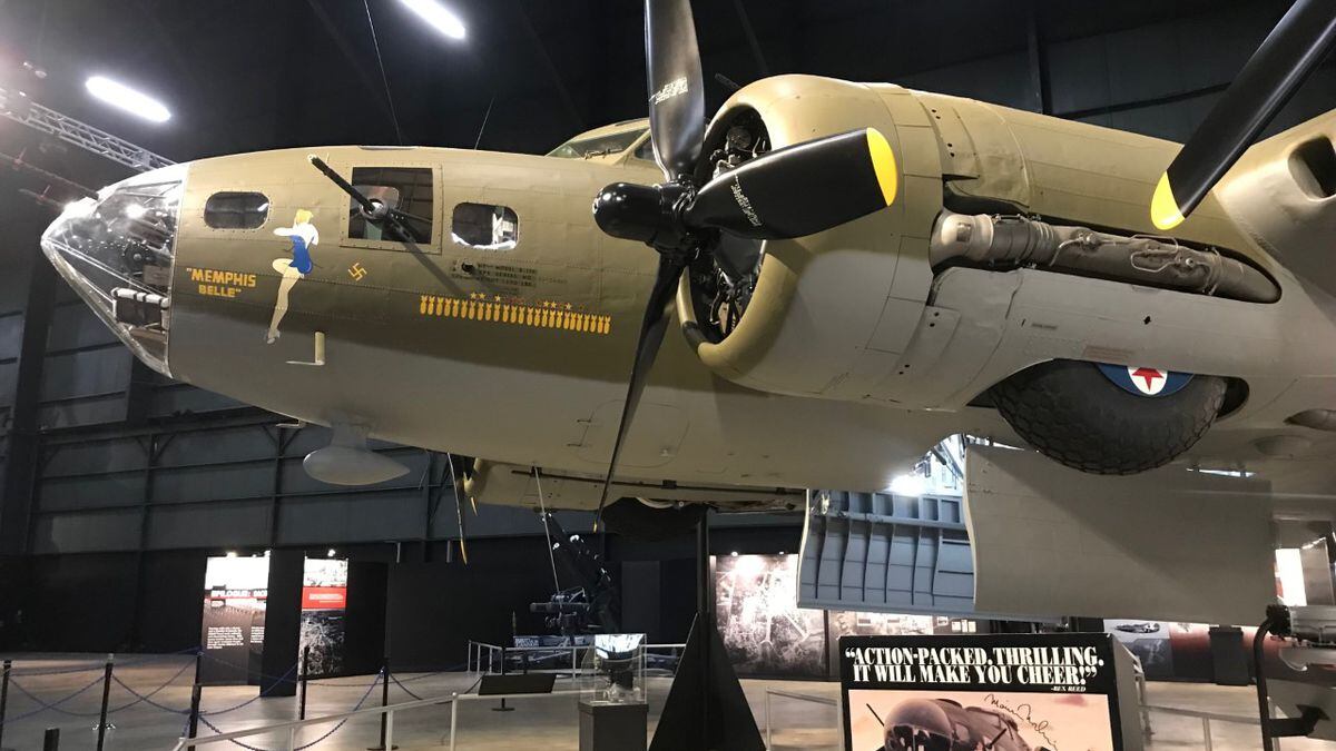 Memphis Belle actor visits the Air Force Museum