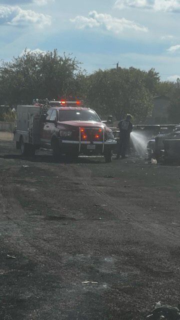 70 cars burned at pumpkin patch