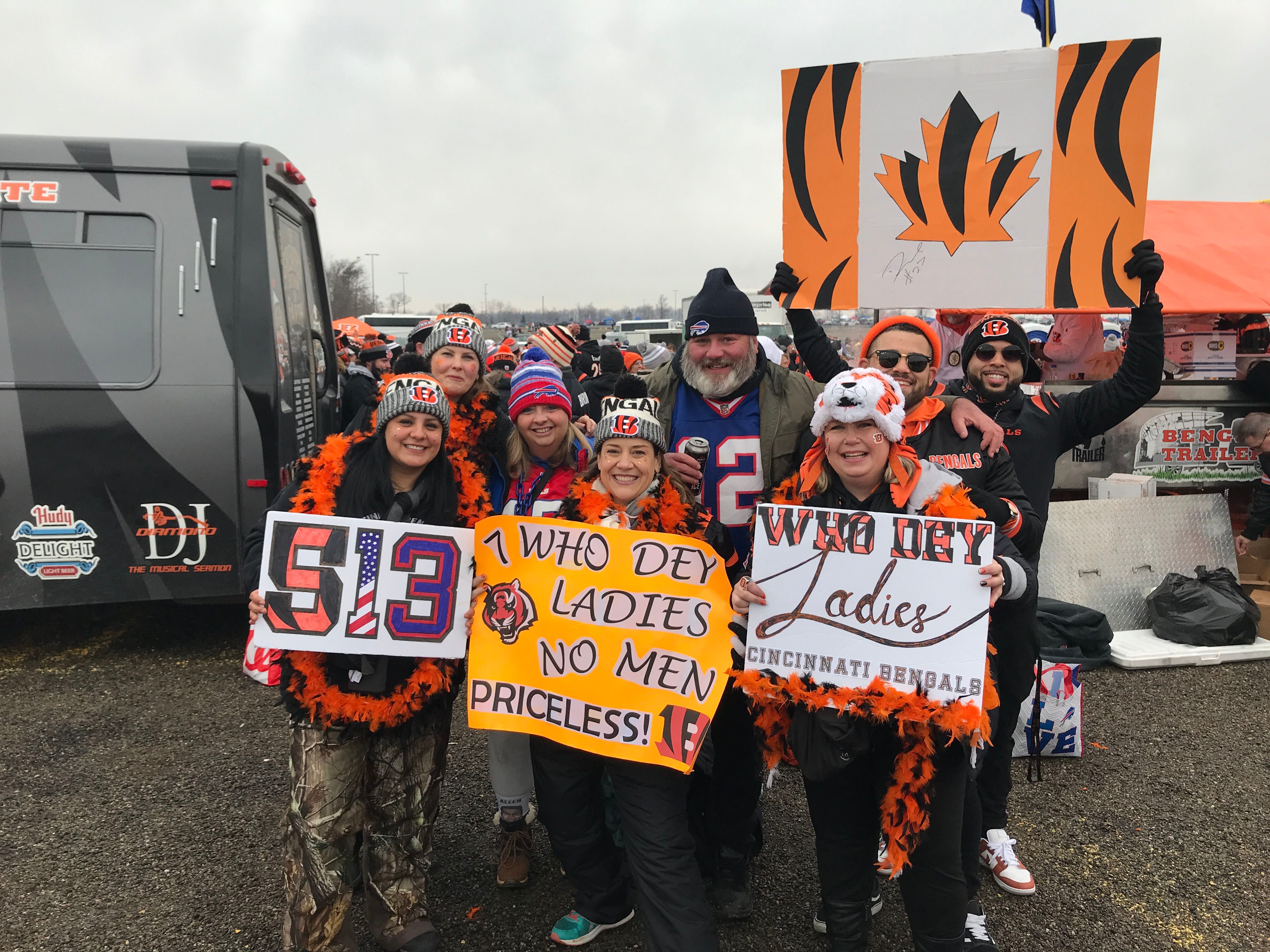 Cincinnati Bengals Fans   - Who Dey Ladies